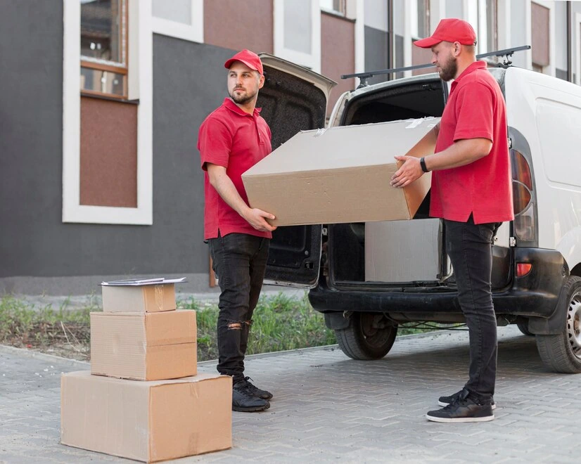 front view delivery men job concept 23 2148684735