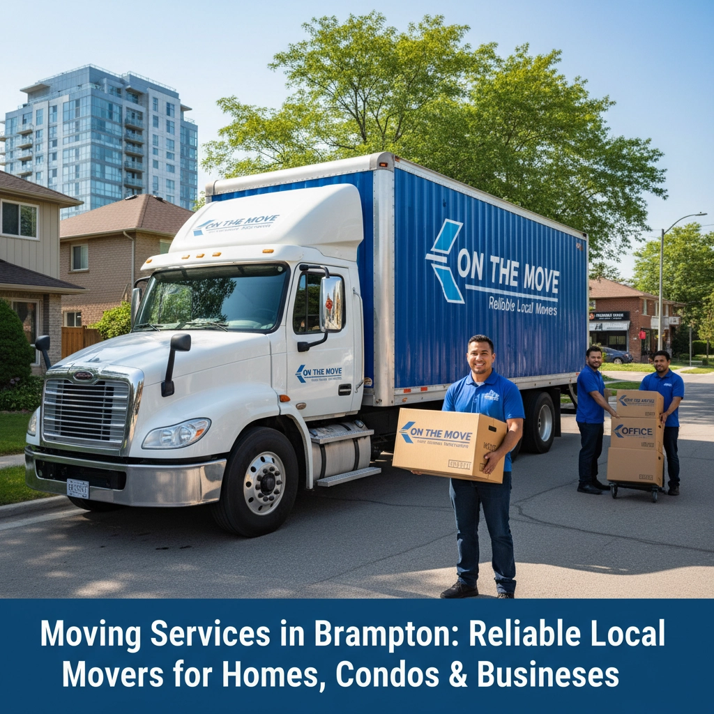 Moving Services in Brampton: Reliable Local Movers for Homes, Condos & Businesses