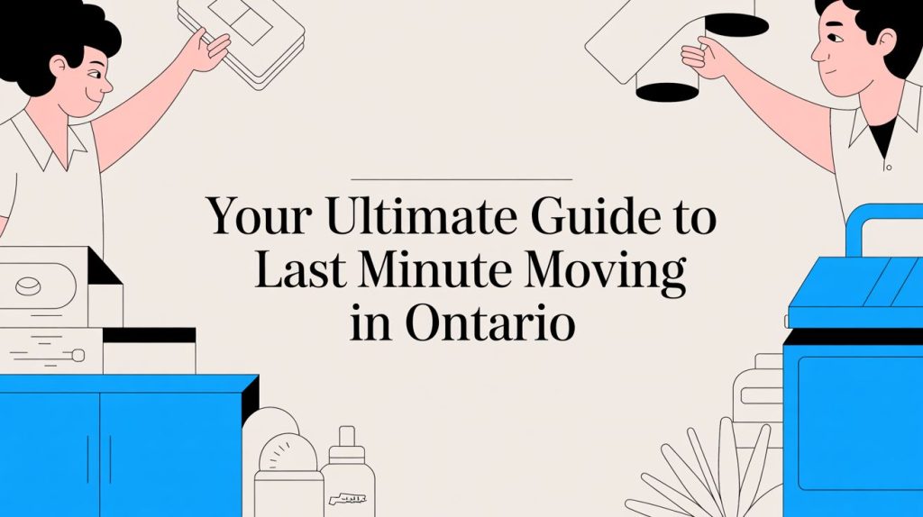 Your Ultimate Guide to Last Minute Moving in Ontario