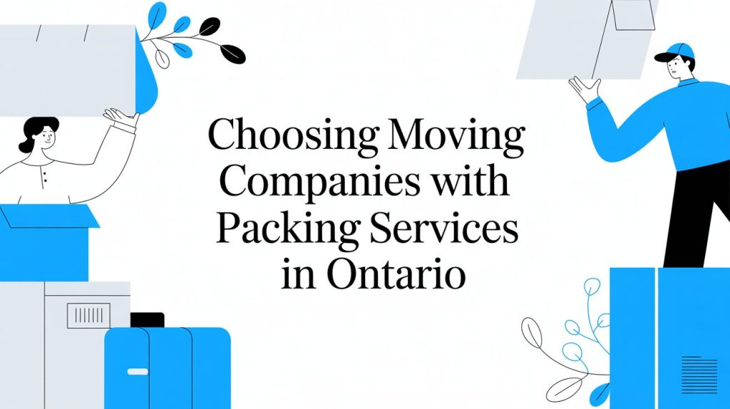 Choosing Moving Companies with Packing Services in Ontario